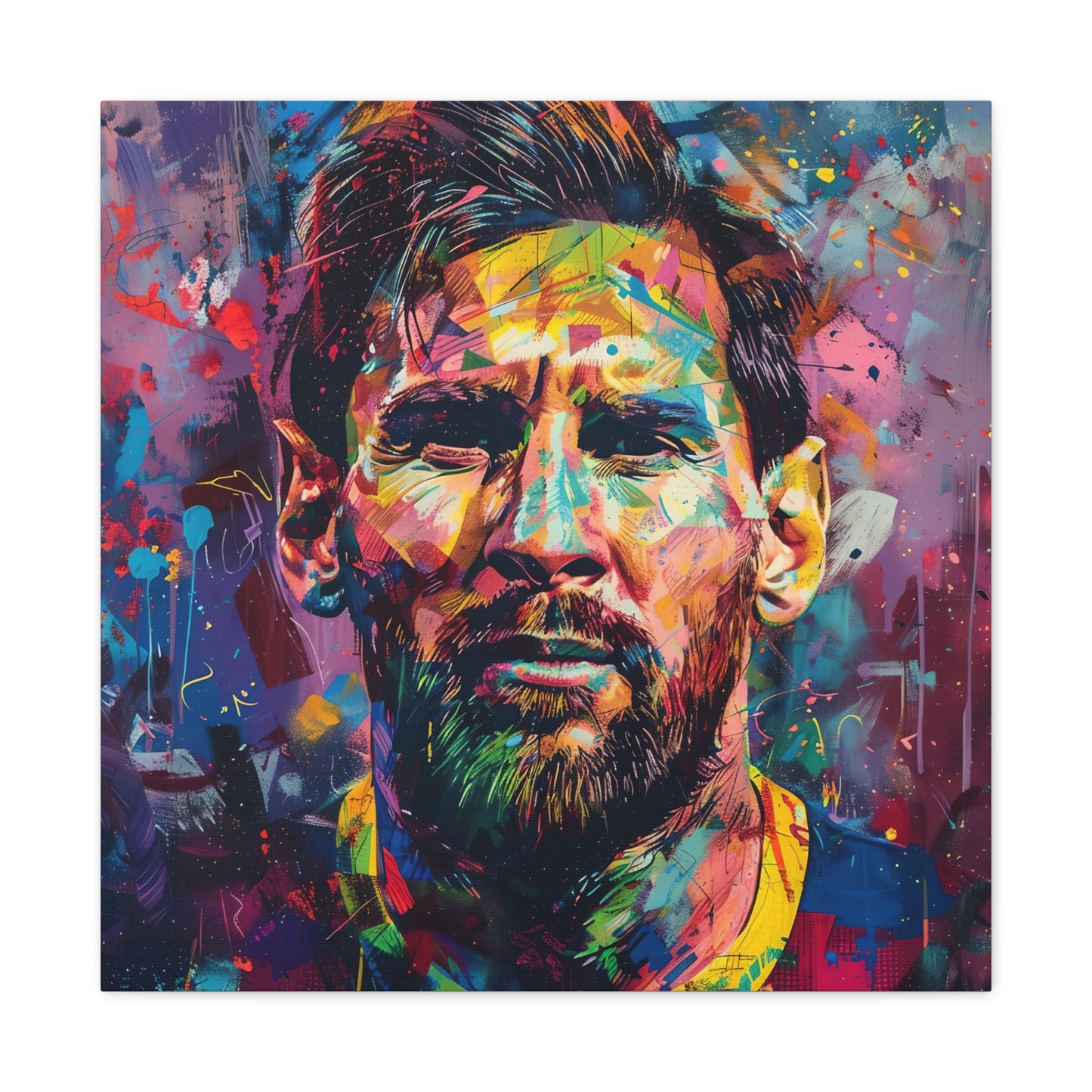 Canvas Print Lionel Messi Pop Art