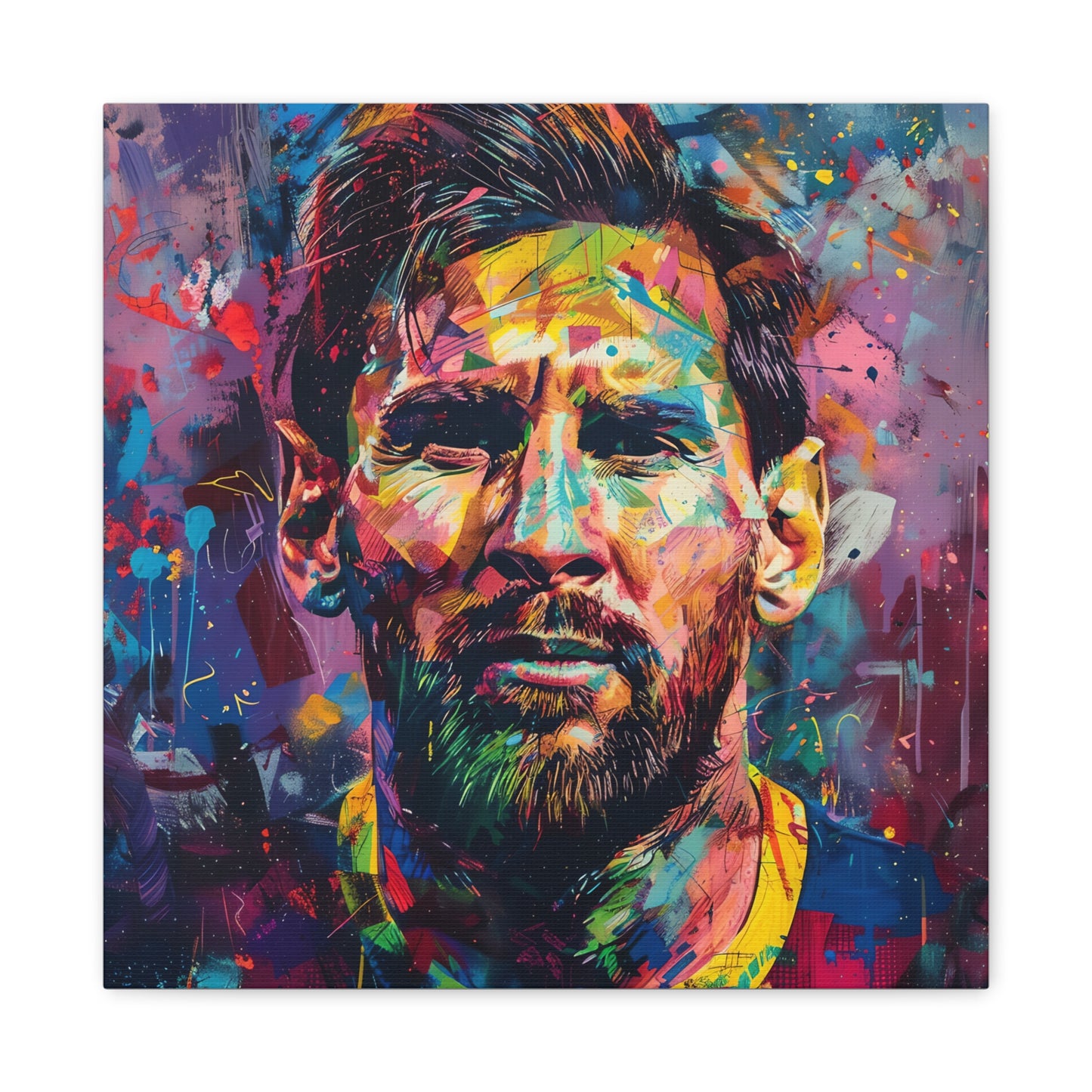 Canvas Print Lionel Messi Pop Art