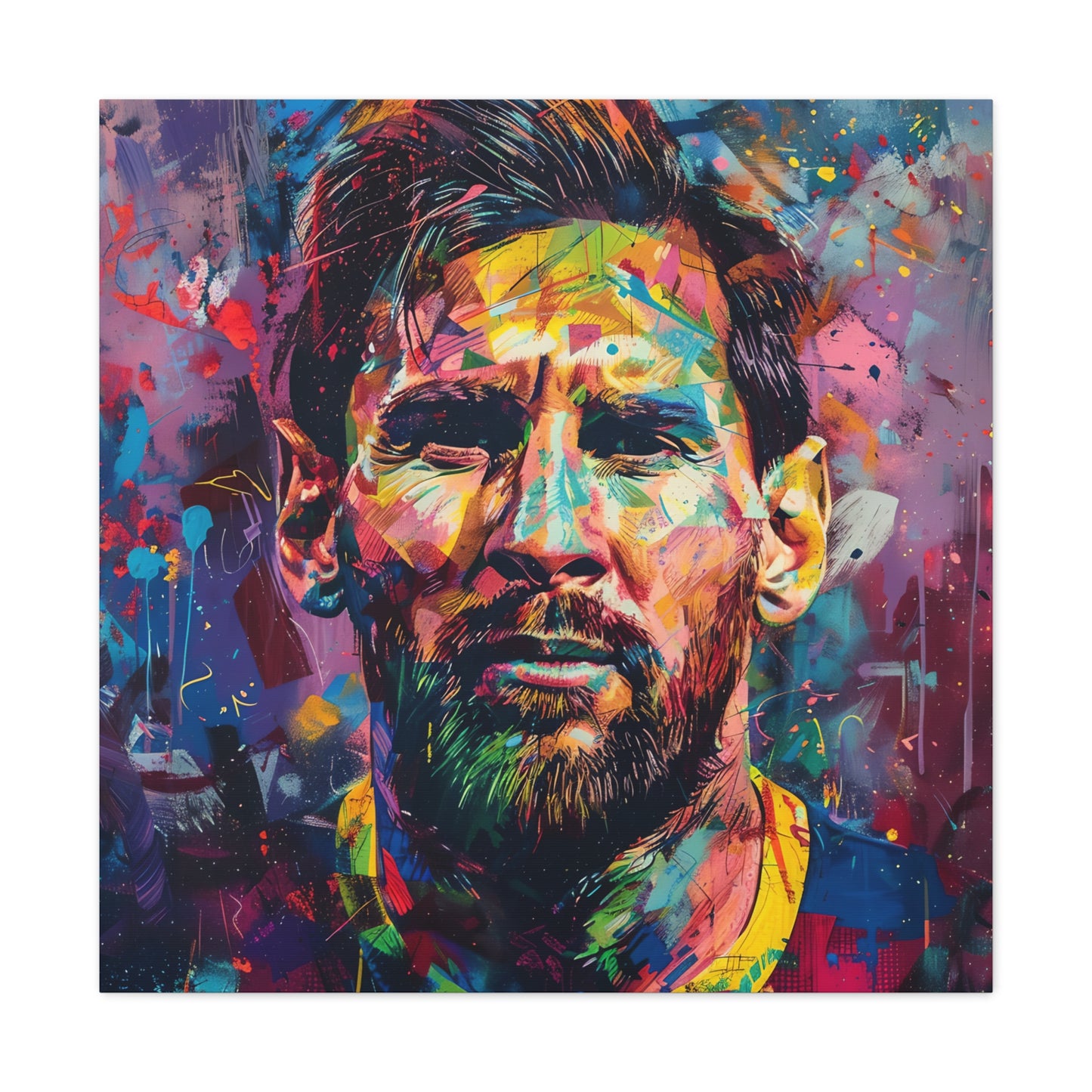 Canvas Print Lionel Messi Pop Art